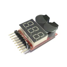 (PP-A334) 리포 리튬 배터리 낮은 전압 알람 측정기