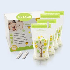 Bimirth 모유 보관 가방 사전 살균된 226.8g 1 쉽게 따를 수 있는 BPA 프리 사용 가능한 이중 지퍼 씰 백 냉동 및 수유 셀프 스탠딩 CPC 테스트 통과 1929