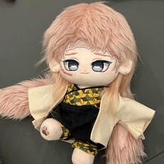 귀멸의칼날 사비토 20cm 솜인형 아이돌 솜깅이 피규어 팬아트 인형 애니메이션 솜인형옷, 뼈없음 토끼 벌거벗은 아기