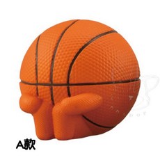 BANDAI 轉蛋 扭蛋 等待的球 苦苦等 籃球 足球 網球 棒球 等待 坐坐 公仔 全4款, 1個, A款/籃球1H510