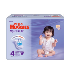 하기스 맥스드라이 뉴 공용 점보 밴드형, 4단계, 120매