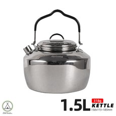 【萩凹豆】NOBANA水壺, 1個, NOBANA不鏽鋼水壺1.5L, 不鏽鋼, 1.5L