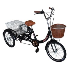 닥터바이크 홍삼자전거 AGA-0000 B, 블랙, 1개