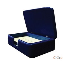 우드클럽 탁상용 명함꽂이 원목 명함케이스 사무실 책상 정리함 고급형 1개입