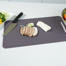 소노리떼 국산 실리콘 도마 파스텔 살균 열탕소독, 퍼플그레이, 1개