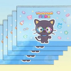 초코캣 스케치북 5개세트 미술스케치북