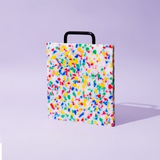 짐샌더슨 테라조 컬러 커팅보드 컬러도마 L, 레인보우, 1개