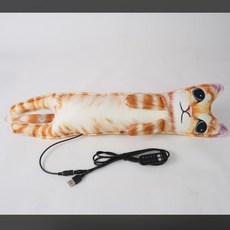 USB抱枕 電熱抱枕 暖宮寶 貓貓抱枕, 大橘貓55cm,【5擋調溫定時】