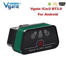Vgate iCar2 자동차 진단 obd obd2 elm327 wifi 스캐너 자동 도구, BT3 0 Gr n
