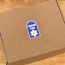 별별 땡큐스티커 스마일 포장스티커 감사스티커