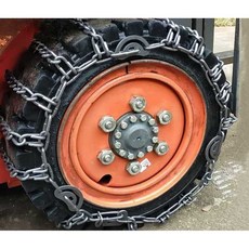 지게차 스노우 체인 중장비 겨울 2개 차량 쇄빙 4륜 쇠사슬 700 12 언덕, 암호화 28x9 15
