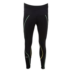 Mizuno BIOGEAR BG5000 男士機能壓力緊身長褲 運動慢跑 黑黃 A60BP-30093