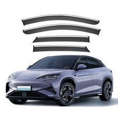 BYD sealion7 자동차 썬바이저 윈도우 바이저 빗물 자외선 차단 창문 비막이, 무로고, Sea Lion 07 EVMK1 2024+