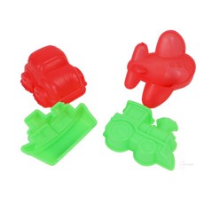 교통수단 모래 놀이 찍기 틀 4종 세트