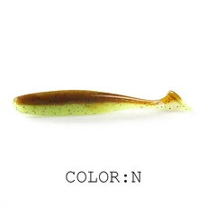 Supercontinent Shiner 5cm 낚시는 부드러운 미끼를 유혹합니다. 인공 큰 파이크를 연결하기, 12 말차 컬러, 02 100mm 7pcs