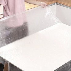 바른 일회용 반투명 방수 비닐 식탁보 10P 테이블비닐커버