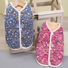 [퍼스트픽] 애견 조끼 고양이옷, 블루 XXL