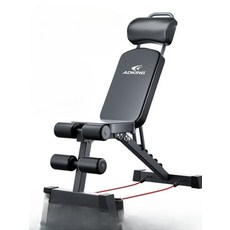 덤벨벤치 전문가용 가정용 각도조절 헬스기구 접이식 인클라인 싯업벤치 홈트레이닝 피트니스 의자, D_지존 12in1 블랙 헤드쿠션 핸들