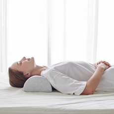 쁘리엘르 하프문 메모리폼 경추 베개 3컬러 182698, 쁘리엘르 차콜