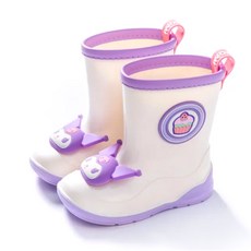 페이스 화이트 쿠로미 레인부츠 입체