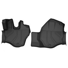 마토 기아 봉고3 TPE 카매트 3D 방수바닥매트, 블랙, 2인승 가솔린