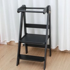 발판 폴딩 교육 러닝타워 사다리 접이식러닝타워 낙상, 1개, E. 블랙 택배