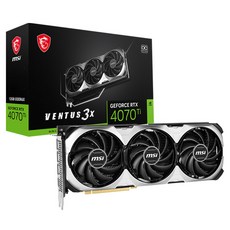 MSI 지포스 RTX 4070 Ti 벤투스 3X E OC D6X 12GB