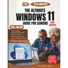 (英文圖書)The Ultimate Windows 11 Guide For Seniors 2025 Updated: Step-by-Step Manual for... 平裝版, Independently Published, 英文
