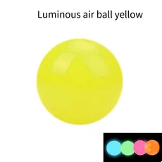 점핑볼6cm 빛나는 천장 공 끈적 스쿼시 대상 던지기 감압 환기 유물 어린이 장난감 선물, 05 1 pcs yellow ball
