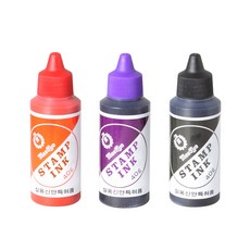 매표 스탬프 잉크, 1개, 감청색