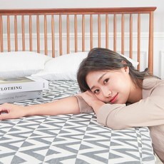 보나크 DC 안심 탄소매트 4세대 전기 온열매트 전자파없는 카본 매트 슈퍼싱글, 100 x 200 cm