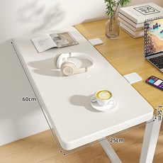 데스크탑 확장 접이식 테이블 확장판 무타공 컴퓨터 책상 선반, 1개, 화이트보드 60 x 25 화이트