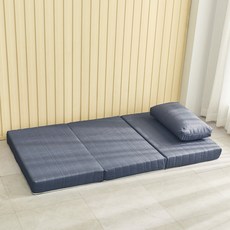 고밀도 스마트폼 접이식 3단 매트리스 MS SS Q 15cm, 150cm, 챠콜