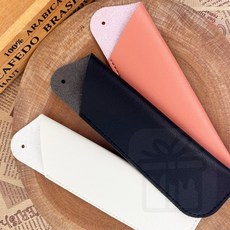 프리미엄 가죽 펜 홀더 볼펜가죽케이스, 블랙