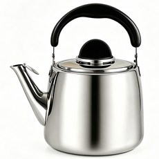 CookNest IH 스텐 휘슬 인덕션 물끓이는 주전자, 1개, 은색, 7L