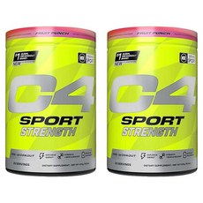 C4 運動強度訓練前粉紅水果賓治口味, 2個, 410克