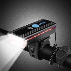 [한국자전거총판] Hidle HJ-062 충전 라이트+전자벨(변환기), 1개