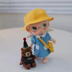 지거 Zsiga 지가 20cm 1/8 액션피규어 인형 인형옷 인형 불포함 팝마트, 20cm 지거 (지거인형 불포함), 모자+드레스+크로스 백 세트 (인형옷 만)