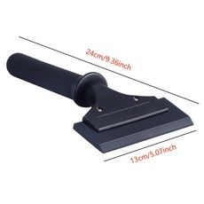 汽車玻璃清潔刮刀橡膠刀片刮水器窗戶著色擋風玻璃保護乙烯基薄膜安裝刮刀, 1個, 長柄刮板