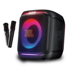 JBL PartyBox Encore 2 手提式燈光派對藍牙喇叭 無線麥克風 15小時續航, 黑色