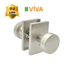 VIVA VA-502 안심도어락 사각/원형 방문손잡이, SN