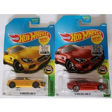 Hot Wheels 2017 Hw Exotics - '15 Mercedes-AMG GT (옐로우 & 레드) 2개 세트!, Hot Wheels 2017 Hw Exotics - '