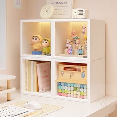 오드픽 조립식 선반 책꽃이, 화이트