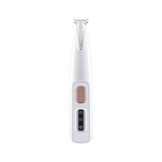 電動寵物剃毛器 全身水洗 智能顯示 LED照明 犬貓通用, 白色 - 標準款, 1個