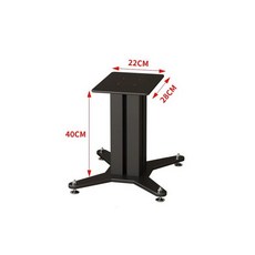 받침대 모니터 거치대 데스크 아크릴 듀얼 책상 컴퓨터, 기본 색상, 상단 트레이 22x28 40 높이