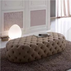 침실 거실 직사각 스툴의자 벤치소파, A. 그레이 커피 벨벳 60x40x40