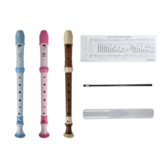 stp 리코더 소프라노 저먼식 HYRG-102 국내산 자체제작 KCL인증 안전한 초등학교 음악준비물, 1개, 핑크