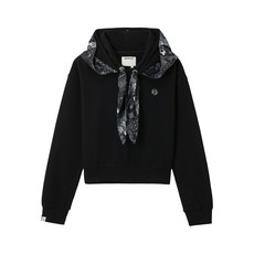 뮤지엄디비전 페이즐리 후드 탑