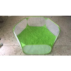 경자네상점 강아지볼풀장 애완볼풀장 놀이터 강아지, 1개, 그린 울타리+그린 천 가방