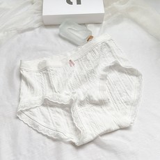 中腰內褲女士純棉抗菌三角褲，舒適包臀無痕設計, F(80-140斤)